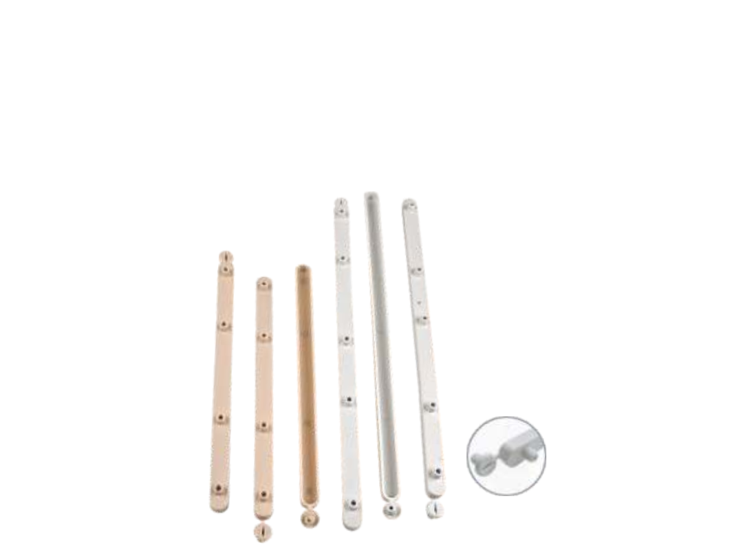 Corrediça com Limitador de curso 254mm e 345mm